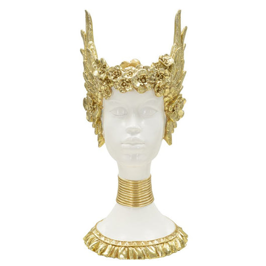 Scultura Icaro 1, Oro, Poliresina, 17,5x17x38 cm, Seven Design