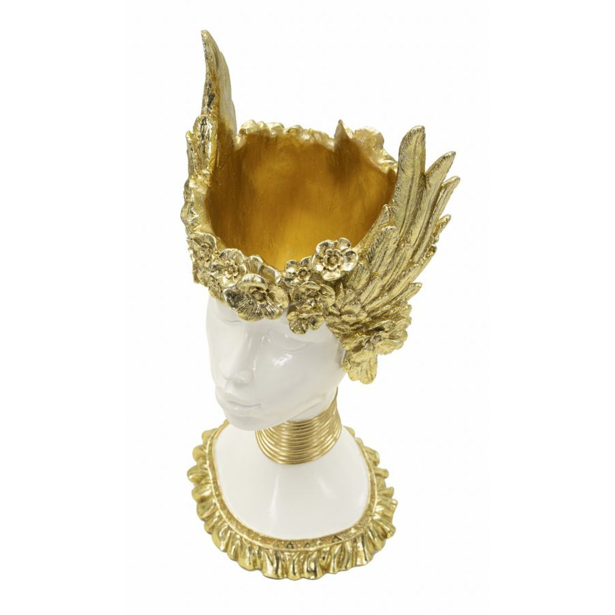 Scultura Icaro 1, Oro, Poliresina, 17,5x17x38 cm, Seven Design