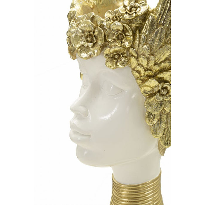 Scultura Icaro 1, Oro, Poliresina, 17,5x17x38 cm, Seven Design