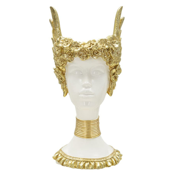 Scultura Icaro 2, Oro, Poliresina, 15x14,5x32 cm, Seven Design