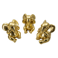 Scultura Scimmia 11, Oro, Poliresina, 15,5x15,5x20,5 cm, Seven Design