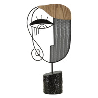 Scultura MF364, Multicolore, Metallo, 24x8,5x49 cm, Seven Design