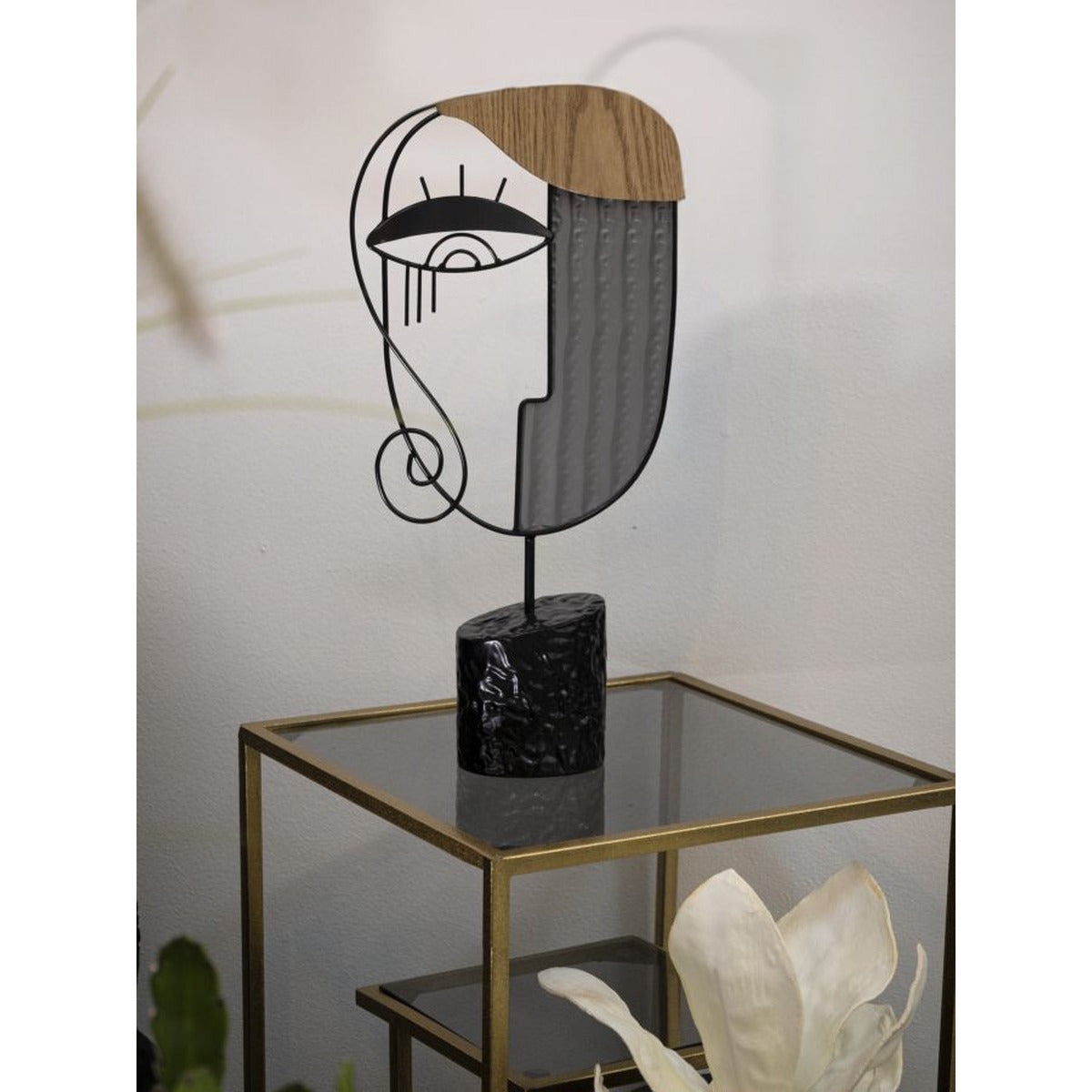 Scultura MF364, Multicolore, Metallo, 24x8,5x49 cm, Seven Design