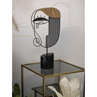 Scultura MF364, Multicolore, Metallo, 24x8,5x49 cm, Seven Design