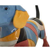 Scultura Cane 4, Multicolore, Poliresina, 32,5x9,7x20,5 cm, Seven Design