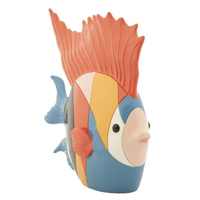 Scultura Pesce 1, Multicolore, Poliresina, 28x8x25 cm, Seven Design
