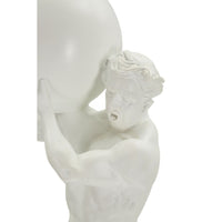 Scultura MF370, Bianco, Poliresina, 18x12,5x50 cm, Seven Design