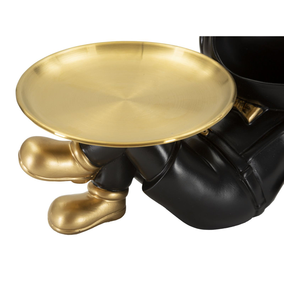 Vassoio Cane 18, Nero, Poliresina, 27x17x18,5 cm, Seven Design