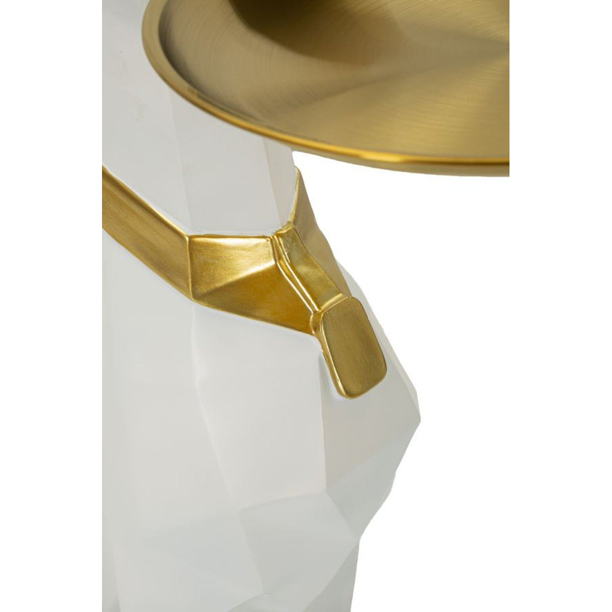 Vassoio Cane 16, Bianco, Poliresina, 27x51x74 cm, Seven Design