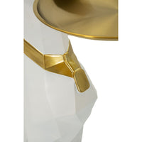 Vassoio Cane 16, Bianco, Poliresina, 27x51x74 cm, Seven Design