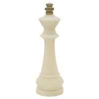 Scultura Scacchi 1, Bianco, Poliresina, 13x13x41 cm, Seven Design