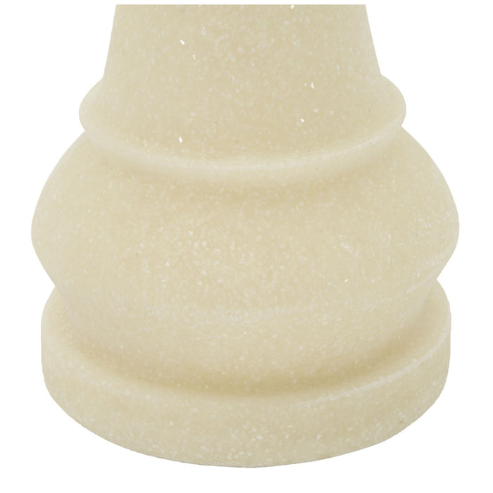 Scultura Scacchi 1, Bianco, Poliresina, 13x13x41 cm, Seven Design