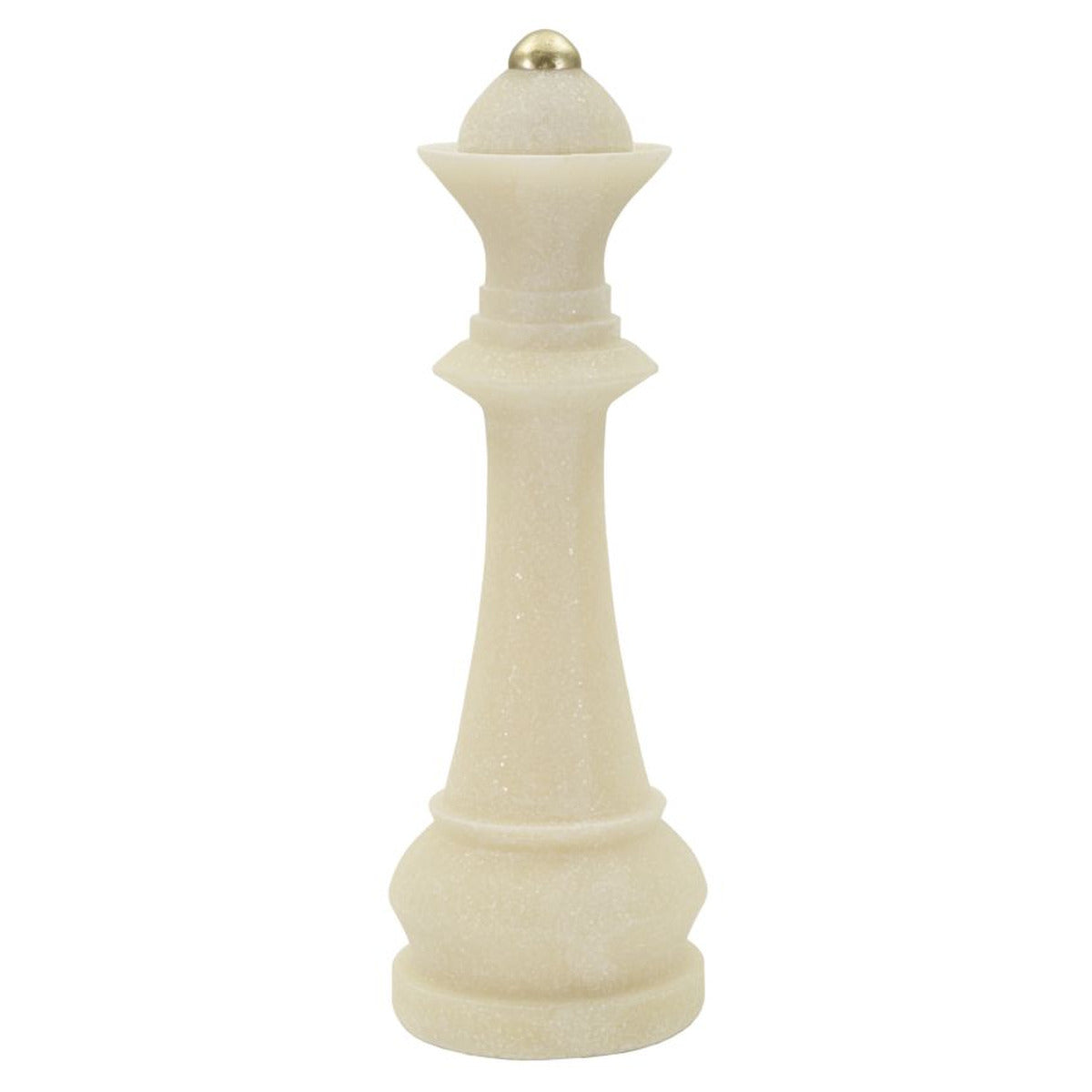 Scultura Scacchi 2, Bianco, Poliresina, 12x12x36 cm, Seven Design