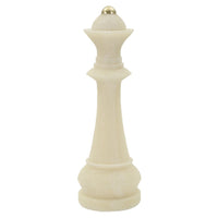 Scultura Scacchi 2, Bianco, Poliresina, 12x12x36 cm, Seven Design