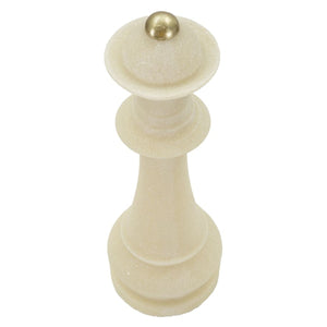 Scultura Scacchi 2, Bianco, Poliresina, 12x12x36 cm, Seven Design