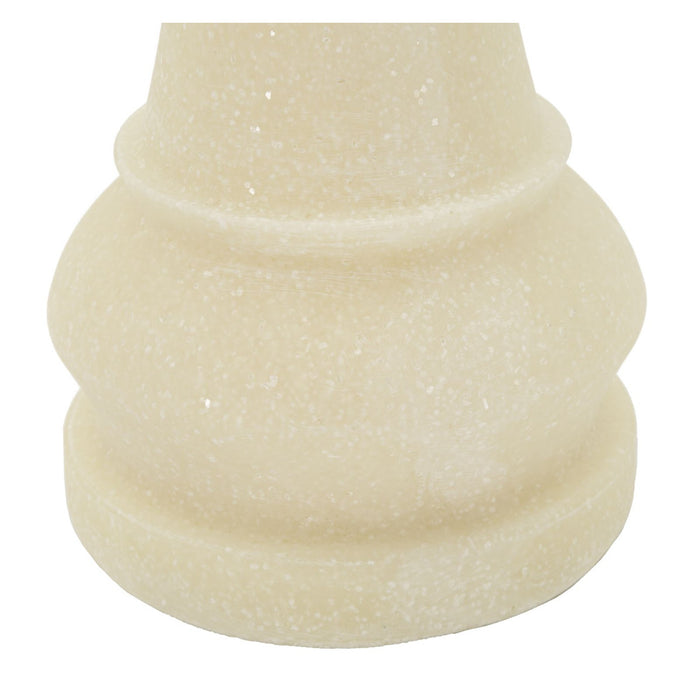 Scultura Scacchi 2, Bianco, Poliresina, 12x12x36 cm, Seven Design