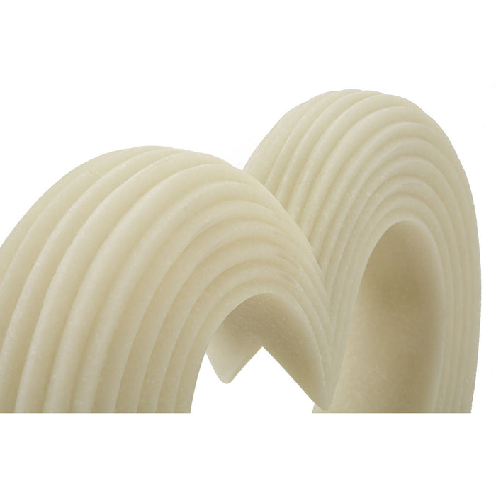 Scultura Cuore 12, Bianco, Poliresina, 30x7x26 cm, Seven Design