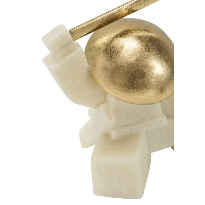 Scultura Giappone 3, Bianco, Poliresina, 19x8x18 cm, Seven Design