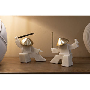 Scultura Giappone 3, Bianco, Poliresina, 19x8x18 cm, Seven Design