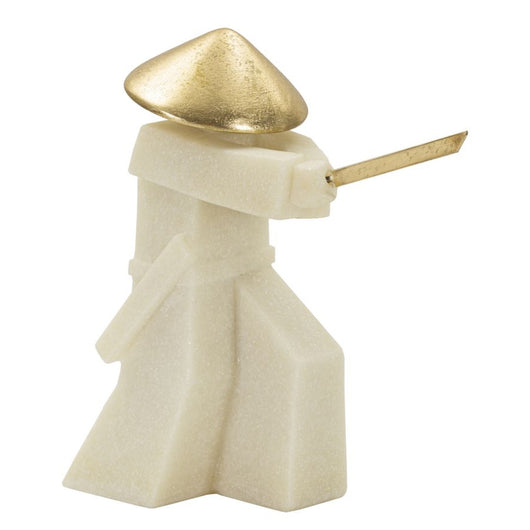 Scultura Giappone 1, Oro, Poliresina, 34x12x30 cm, Seven Design