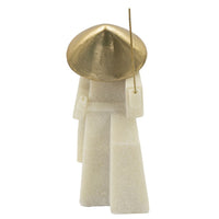 Scultura Giappone 2, Bianco, Poliresina, 14x9x24,5 cm, Seven Design