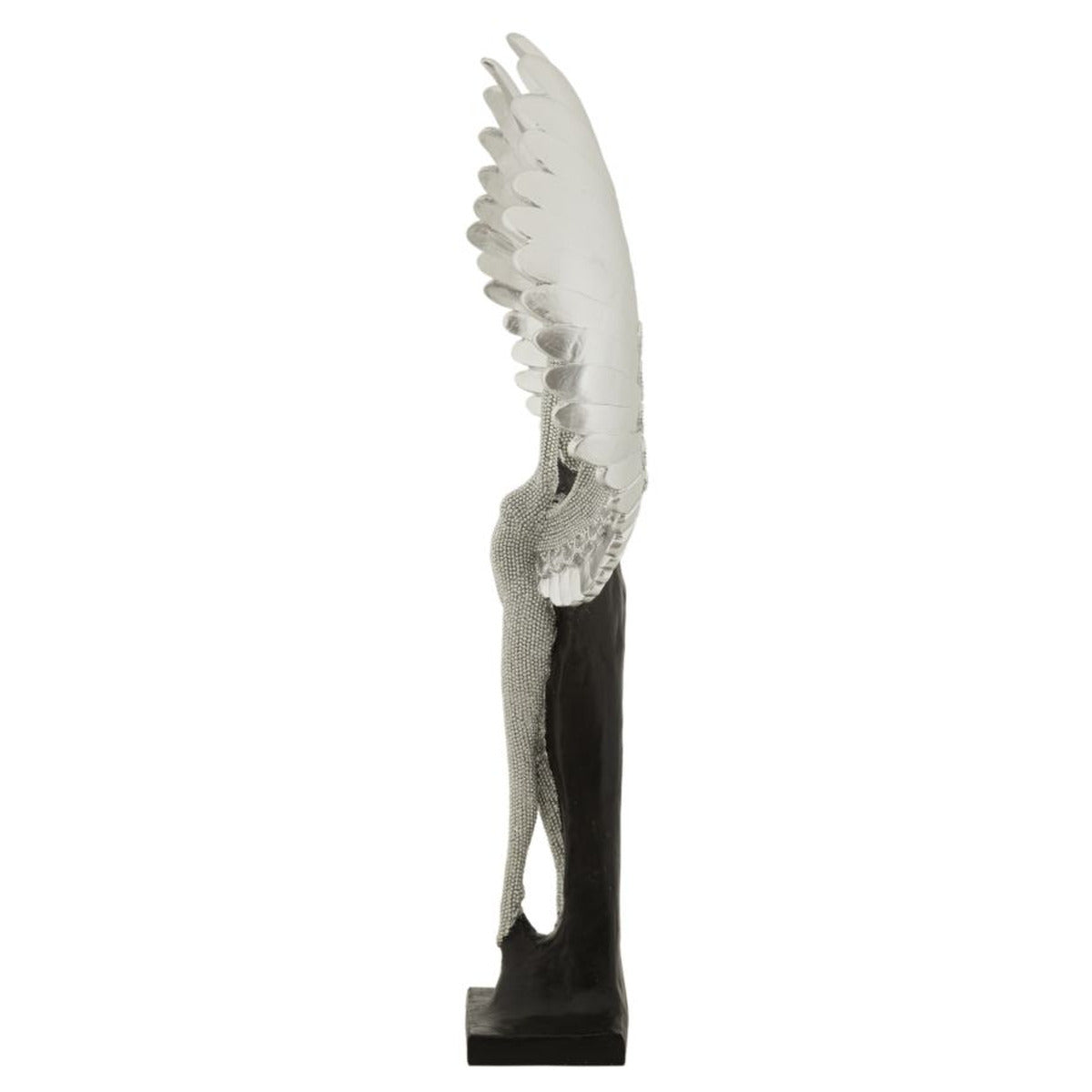 Scultura Fenice, Argento, Poliresina, 26x9x48 cm, Seven Design
