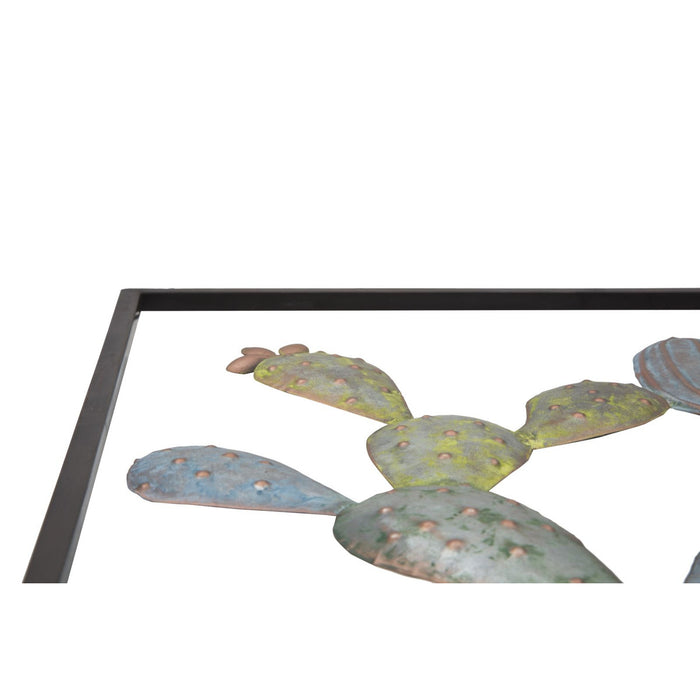 Decorazione in Metallo 3D Cactus 4, Verde, Metallo, 50x1,3x50 cm, Seven Design