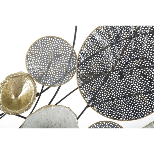 Decorazione in Metallo 3D Cerchi 1, Multicolore, Metallo, 135x7,5x69 cm, Seven Design