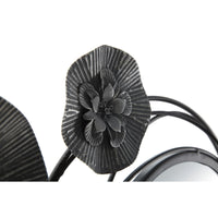 Decorazione in Metallo 3D Cerchi 25, Grigio, Metallo, 117x5,5x49 cm, Seven Design