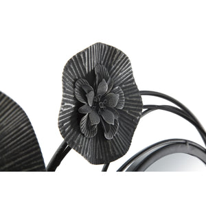 Decorazione in Metallo 3D Cerchi 25, Grigio, Metallo, 117x5,5x49 cm, Seven Design