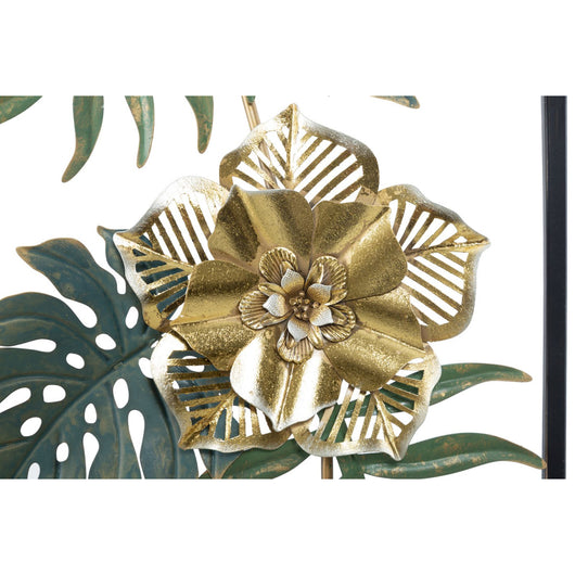 Decorazione in Metallo 3D Foglia 42, Multicolore, Metallo, 31x4x90 cm, Seven Design