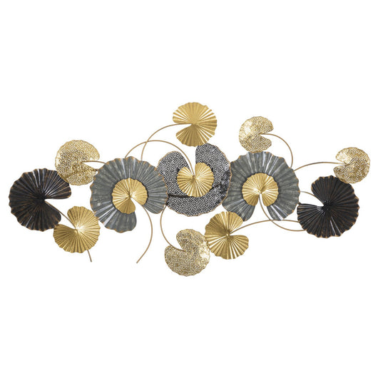 Decorazione in Metallo 3D Cerchi 7, Multicolore, Metallo, 130,5x5x66 cm, Seven Design