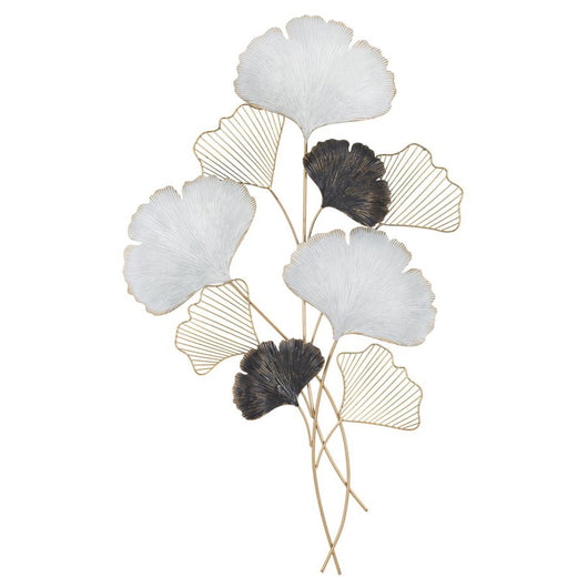 Decorazione in Metallo 3D Foglia 29, Multicolore, Metallo, 66x4x109 cm, Seven Design