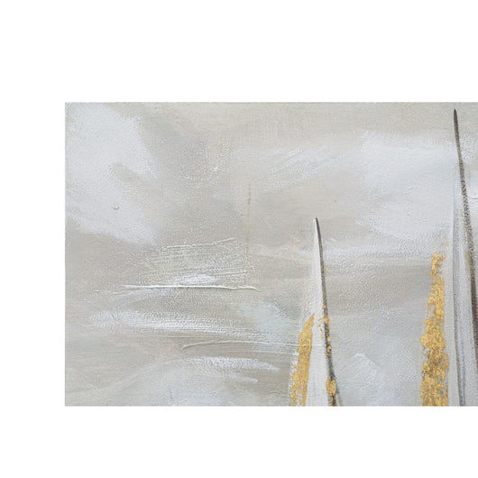 Stampa su Tela Mare 3, Multicolore, Legno, 100x2,8x80 cm, Seven Design