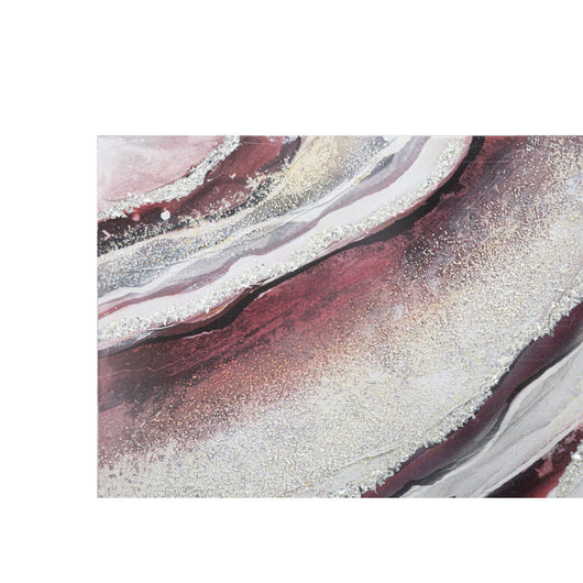 Stampa su Tela Marmo 8, Multicolore, Legno, 80x2,8x80 cm, Seven Design