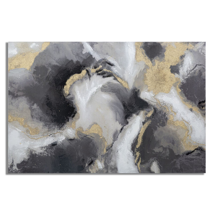 Stampa su Tela Marmo 4, Multicolore, Legno, 120x3,8x80 cm, Seven Design