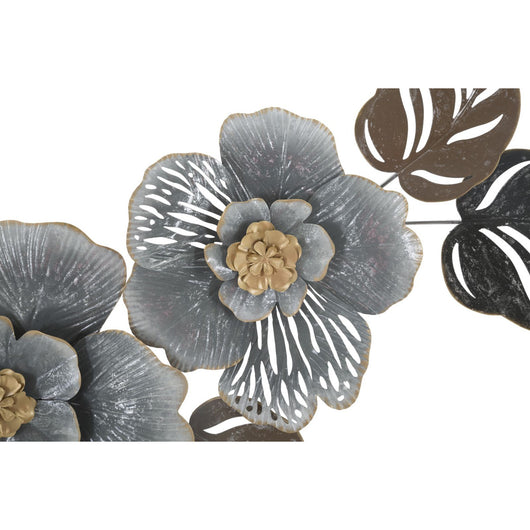 Decorazione in Metallo 3D Foglia 11, Multicolore, Metallo, 157,5x9x66,5 cm, Seven Design