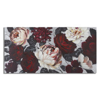 Stampa su Tela Fiori 61, Multicolore, Legno, 150x3,8x76 cm, Seven Design