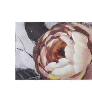 Stampa su Tela Fiori 61, Multicolore, Legno, 150x3,8x76 cm, Seven Design