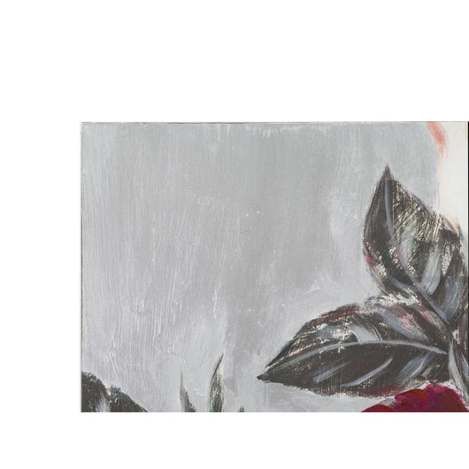 Stampa su Tela Fiori 62, Multicolore, Legno, 90x3,7x90 cm, Seven Design