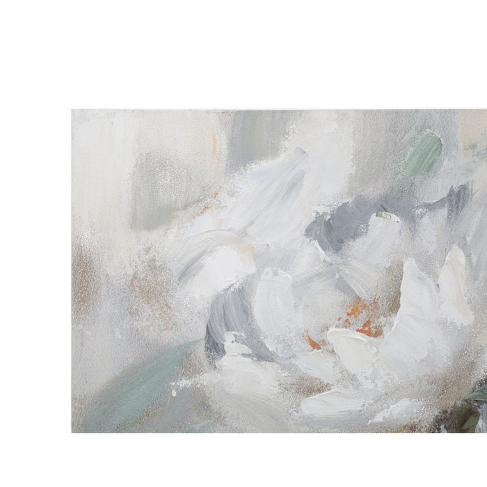 Stampa su Tela Fiori 66, Multicolore, Legno, 80x3,7x100 cm, Seven Design