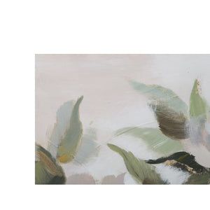 Stampa su Tela Fiori 67, Multicolore, Legno, 100x3,7x80 cm, Seven Design