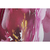 Stampa su Tela Fiori 60, Multicolore, Legno, 80x3x120 cm, Seven Design