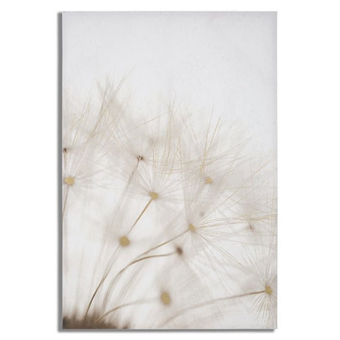 Stampa su Tela Soffioni, Multicolore, Legno, 80x3x120 cm, Seven Design