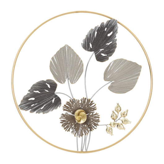 Decorazione in Metallo 3D Fiori 29, Multicolore, Metallo, 65,4x4,4x65,4 cm, Seven Design