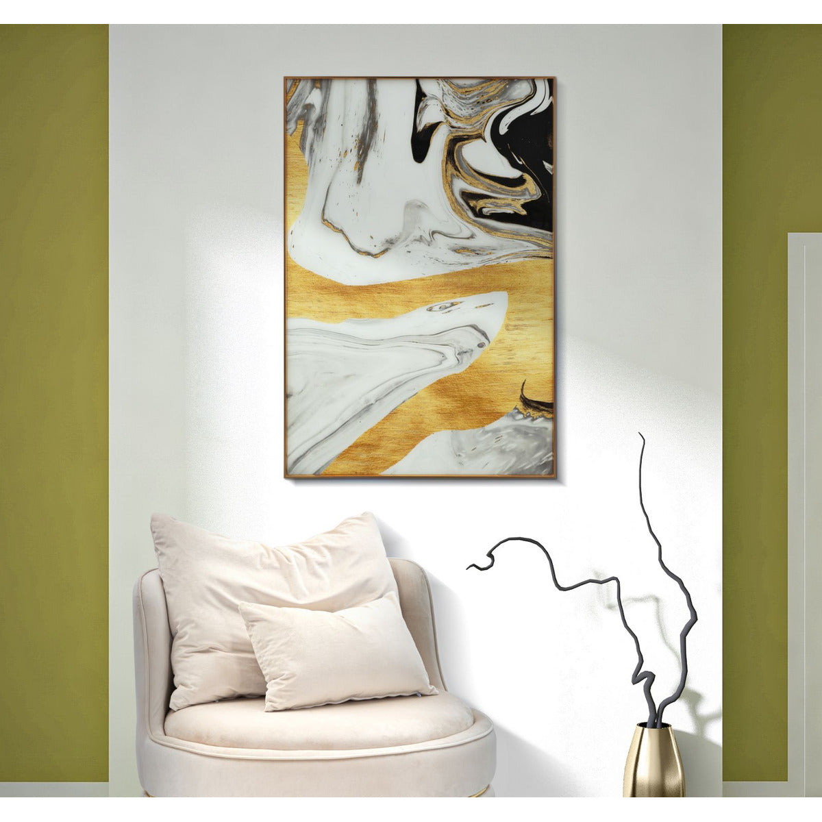 Stampa su Tela MF515, Multicolore, Metallo, 80x3,5x120 cm, Seven Design