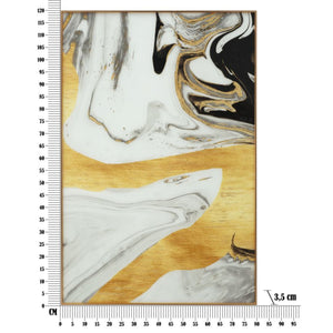 Stampa su Tela MF515, Multicolore, Metallo, 80x3,5x120 cm, Seven Design