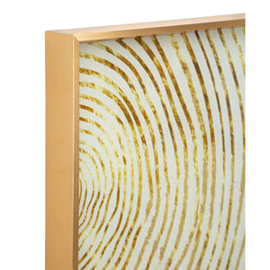 Stampa su Tela Geometrico 25, Multicolore, Metallo, 60x3,5x90 cm, Seven Design