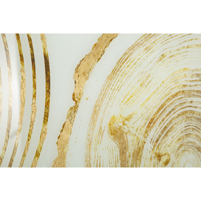 Stampa su Tela Geometrico 25, Multicolore, Metallo, 60x3,5x90 cm, Seven Design