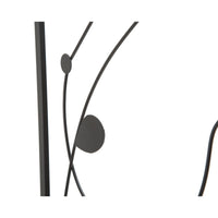 Decorazione in Metallo Corpi 1, Nero, Metallo, 50x1x100 cm, Seven Design